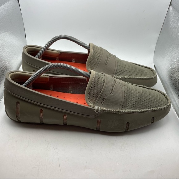 Swims men’s green penny loafers size 10 main image 6